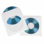 Hama - Hama CD/DVD Paper Protection Sleeves, white, pack of 25 1 discs