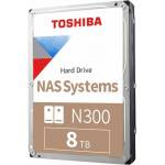 Toshiba - 8TB NAS Toshiba N300 HDWG480UZSVA Gold 7200RPM 256MB