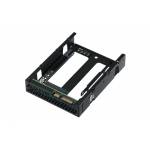 Qnap - QNAP QDA-A2AR - Internes RAID-Gehuse - 3.5 to 2 x 2.5 (8,9 cm bis 2 x 6,4 cm) - RAID 0, 1, JBOD - SATA 6Gb/s
