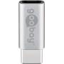 Wentronic - Goobay 51598 Kabeladapter USB C Micro-USB B Silber (51598)