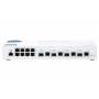 Qnap - QSW-M408-4C - Switch - managed - 8 x 10/100/1000 + 4 x C 10 G-Bit SFP+
