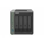 Qnap - QNAP TS-431X3 - NAS-Server - 4 Schchte - SATA 6Gb/s - RAID 0, 1, 5, 6, 10, JBOD, 5 Hot Spare, 6 Hot Spare, 10-Hot-Spare - 