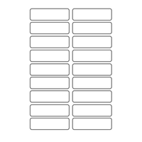 Avery - ETVET36 selbstklebendes Etikett Rechteck Permanent Wei� 36 St�ck(e) (ETVET36)