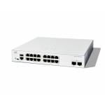 Cisco - Cisco Catalyst 1200-16T-2G Smart Switch, 16 Port GE, 2x1GE SFP, Limited Lifetime Protection (C1200-16T-2G)
