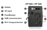 Fortron Fsp Usv Ifp800 Line-interactive 800va 480w 5