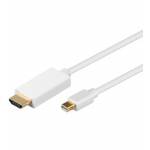 Goobay - Wentronic Goobay miniDisplayPort-Adapter-Kabel, Wei, 1 m - Mini DisplayPort-Stecker > HDMI? A-Stecker (52860)