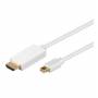 Goobay - Wentronic 2m Mini DisplayPort - HDMI Cable 2m Mini DisplayPort HDMI Blanco
