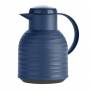 Emsa - Isolierkanne SAMBA WAVE, 1,0 Liter, navy mit hochwertigem Glas-Isolierkolben, 100% dicht, - 1 Stck (3100600288)