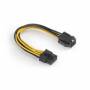 Akasa - - Netzteil - 6-poliges PCIe Power zu Power 8 PIN +12V - 15 cm