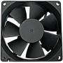 Titan - Lfter, 80 x 80 x 25 mm, mit Tachosignal, Flssigkeits-Gleitlager 12 V DC, 42,5 m/h, 2500 U/min, <28 dB(A) (TFD-
