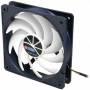 Titan - Lfter Kukri Fan, 140 x 140 x 25 mm, mit PWM-Tachosignal, Flssigkeits-Gleitlager 12 V DC, 34,78 bis zu 89,43 m/