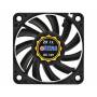 Titan - Lfter, 60 x 60 x 10 mm, mit Tachosignal, Flssigkeits-Gleitlager 12 V DC, 15,3 m/h, 3600 U/min, <26 dB(A) (TFD-