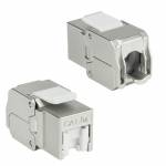 Act - ACT TD6525 cambiador de gnero para cable RJ45 IDC Plata, Blanco
