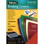 Fellowes - Deckblatt 250g, A4, 100 Stück, Leder (rot)
