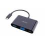 Akasa - AK-CBCA02-15BK - Videokonverter - USB-C - VGA - Schwarz (AK-CBCA02-15BK)