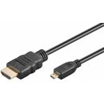 Wentronic - goobay Series 2,0 - Highspeed HDMI mit Ethernetkabel - HDMI mnnlich bis mikro HDMI mnnlich - 1,0m - Doppelisolierung