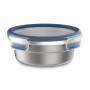 Emsa - EMSA CLIP & CLOSE N1150200 Lebensmittelaufbewahrungsbehlter Oval Flask Edelstahl 1 Stck(e) (N1150200)