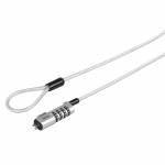 Hama - Nano - Cierre de cable de seguridad - Plata - 1.8 m [DE-Version, Teclado alemn]