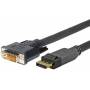 Vivolink - Pro - DisplayPort-Kabel - DisplayPort (M) zu DVI-D (M) - 3,0m - eingerastet, Daumenschrauben (PRODPDVI3)