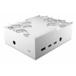 Akasa - Aluminium Gehuse fr Raspberry Pi 4B mit Thermal-Kit - silber (A-RA09-M1S)