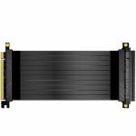 Akasa - RISER BLACK X2 - Premium PCIe 3.0 x 16 Riser cable,20CM 180 PCIe 3.0 x16 Female 180 PCIe 3.0 x16 Male (AK-CBPE01-20B)