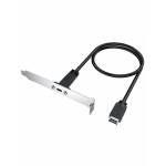 Graugear - GRAUGEAR G-AD-ETC-10G - 0,5 m - USB 3.2 Gen 2 (3.1 Gen 2) - USB Type-E - USB Typ-C - Weiblich - Mnnlich (G-AD-ETC-10G)