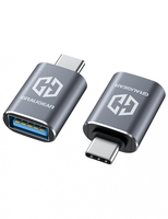 Graugear - Adaptador USB 3.2 Gen2 Tipo-A a tipo-C Plug 2pcs