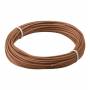 Wentronic - Goobay 55040 10m Marron fil lectrique