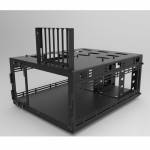 Jonsbo - TB01 - PC - Schwarz - ATX - CEB - EATX - ITX - micro ATX - Stahl - Heimb�ro - PS2,SFX (TB01 Black)