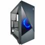 Azza - AZZA Eclipse 440 - Mid tower - E-ATX - Seitenteil mit Fenster (gehrtetes Glas) - keine Spannungsversorgung - Schwarz - USB