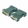 M-cab - - VGA-Adapter - HD-15 (W) - DVI-I (M) - Flgelschrauben - Schwarz (7100030)