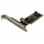 Logilink - LogiLink 4+1-port USB 2.0 PCI Card USB 2.0 tarjeta y adaptador de interfaz