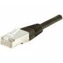 Exertis - Patchkabel S/FTP, PiMF, CAT.6, schwarz, 15,0 m Patchkabel mit besonders schmalem Knickschutz (856924)