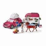 Schleich - Horse Club Abenteuer mit Auto und Pferdeanh�nger, Spielfahrzeug