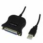 Logilink - LogiLink UA0054A Tipo A D-Sub 25-pin Negro adaptador de cable