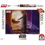 Schmidt Spiele - Thomas Kinkade Studios: Star Wars The Mandalorian - Turning Point, Puzzle