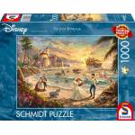 Schmidt Spiele - Thomas Kinkade Studios: Disney Dreams Collection - The Little Mermaid Celebration of Love, Puzzle