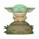 Funko - Funko Pop Deluxe: Mandalorian - The Child Using The Force (sfx)