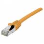 Exertis - Patchkabel S/FTP (PiIMF), Cat 6A (EIA/TIA), orange, 15,0 m Patchkabel mit besonders schmalem Knickschutz (858539)