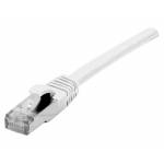 Dexlan - Patchkabel S/FTP, PiMF, Cat.6A (tiefgestellt), wei, 20,0 m 10-Gigabit-fhiges Patchkabel mit RohkabelCat.7 Rohkabel 