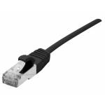 Dexlan - Patchkabel Cat. 6A, S/FTP (PiMF), ultradnn, halogenfrei, mit Rastnasenschutz, schwarz, 5,0 (858740)