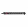 Brennenstuhl - Brennenstuhl Premium-Line Technic Alu 8AC outlet(s) 2m Aluminio, Negro base mltiple