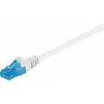 Wentronic - goobay - Patch-Kabel - RJ-45 (M) bis RJ-45 (M) - 10 m - UTP - CAT 6a - halogenfrei, ohne Haken, verseilt - wei (59830)