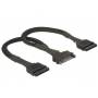 Delock - DELOCK Stromkabel SATA 15pin -> 2x SATA 15pin Bu/St 0.25m