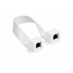 Good Connections - RJ45 Fensterdurchfhrung wei 30cm