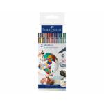 Faber-castell - FABER-CASTELL Marker Metallics 12er Kartonetui
