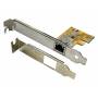 Exsys - PCI-EXPRESS Ethernet Karte 1Gigabit 1Port,inkl.LowProfile Bgel(Realtek) (EX-6071C)