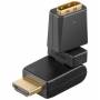 Wentronic - Wentronic goobay A 352 G - HDMI-Adapter - HDMI (W) bis HDMI (M) - 180 drehbarer Stecker, 360 drehbarer Stecker (60757)