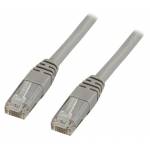 Deltaco - TP-60 Netzwerkkabel Grau 0,5 m Cat6 (TP-60)