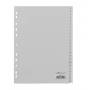Durable - DURABLE A-Z Register A4 24tlg. PP volldeck. grau